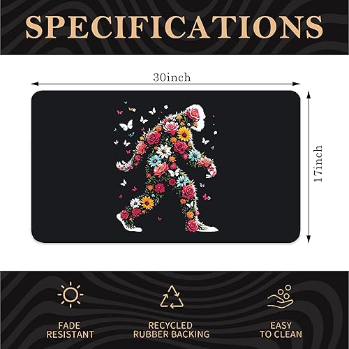 Miniatura 64 de Tapete divertido para puerta de campamento de 17 x 30 pulgadas, regalos de campamento para mujeres, alfombras de cámper para interior, alfombra