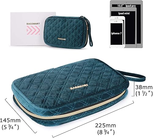 Miniatura 6 de BAGSMART - Organizador de terciopelo para joyas anillos collares pulseras aretes