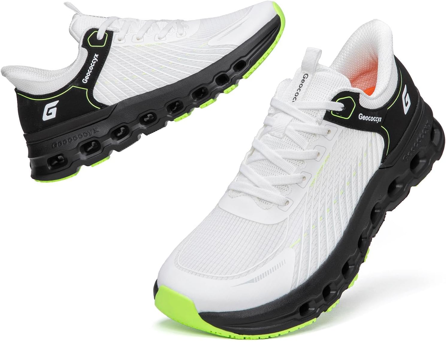 Men's Slip On Wide Cushion Walking Shoes, Breathable Athletic Shock Absorbing Sneakers for Gym Running Hiking