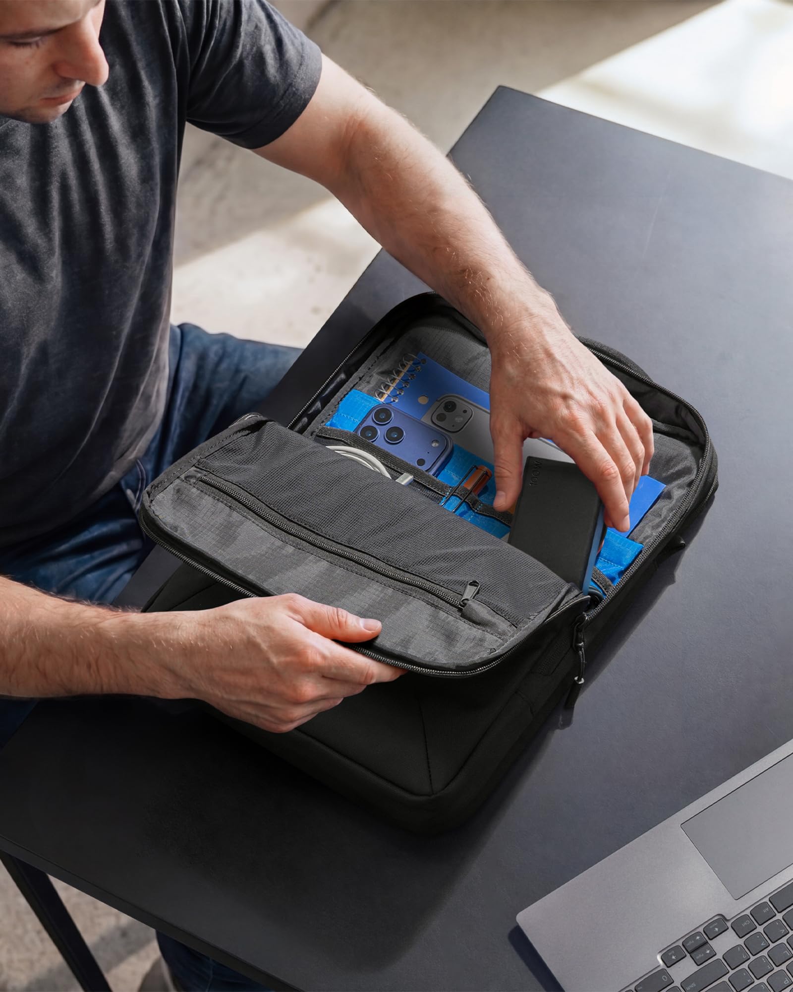 tomtoc Pokrowiec na laptopa 15,6 cala, wojskowy pokrowiec ochronny na laptopa 15,6-calowy Lenovo IdeaPad Gaming 3, Acer Aspire 3/5/7, Dell Inspiron/XPS, ASUS ROG/TUF