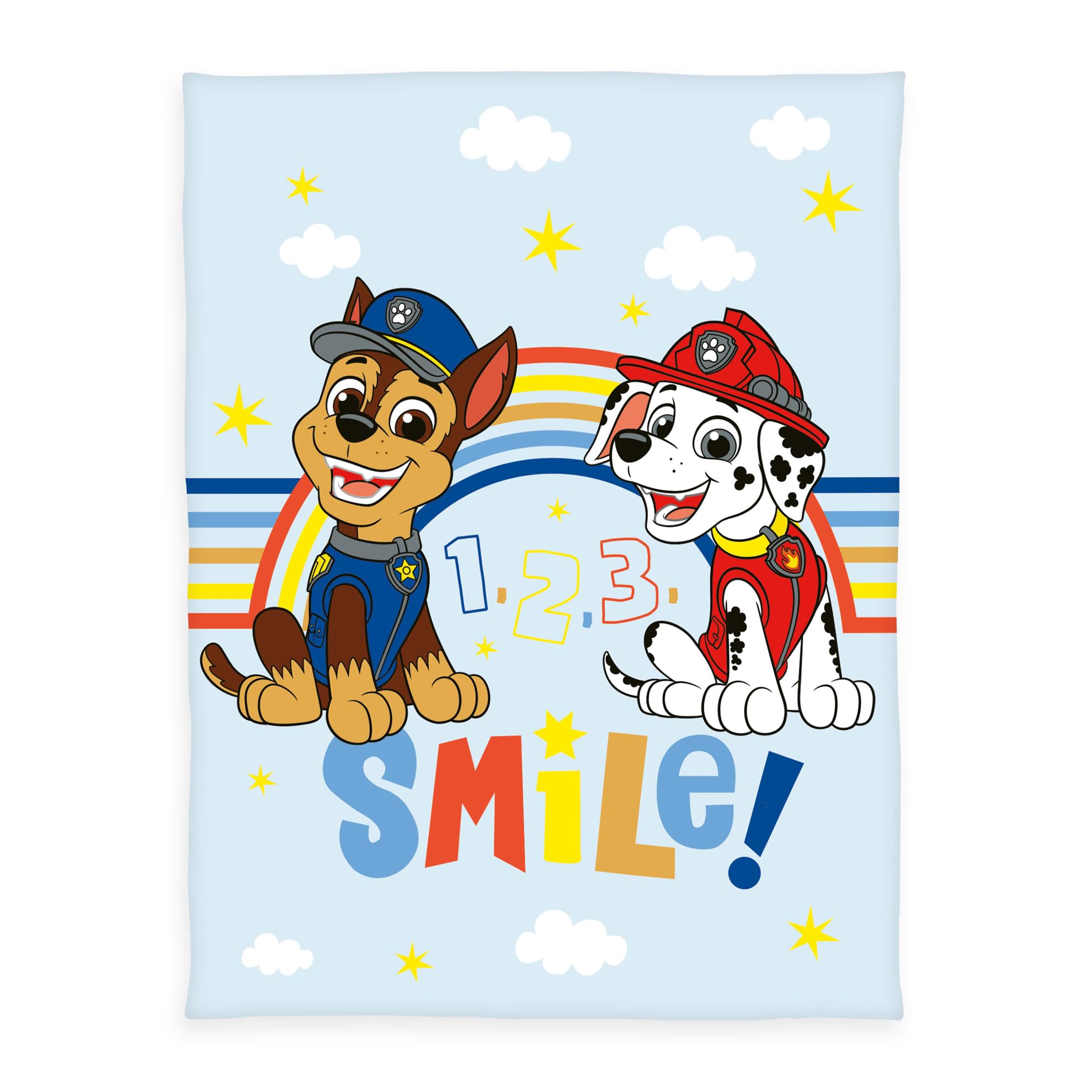 Herding Paw Patrol Fleece Blanket, 130 x 170 cm, 100% Polyester