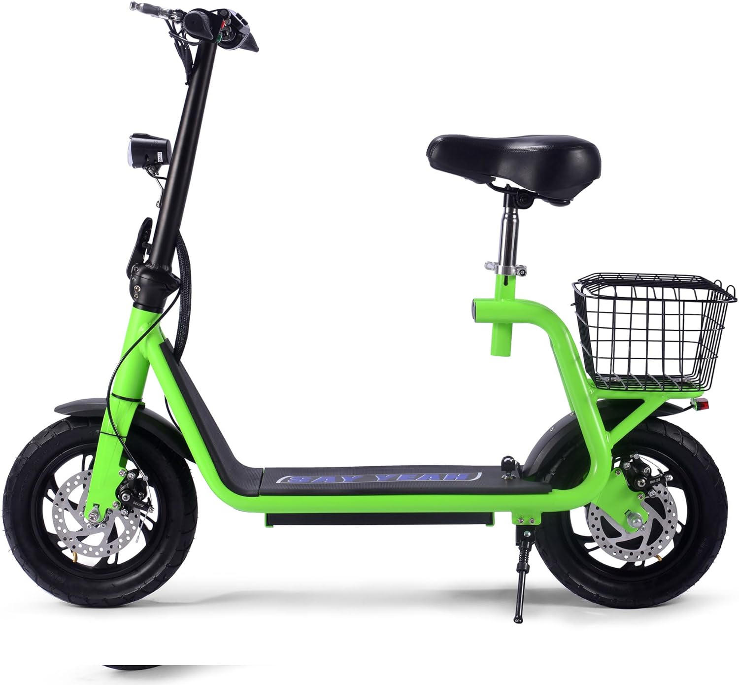 MotoTec Metro 36v 350w Lithium Electric Scooter Green