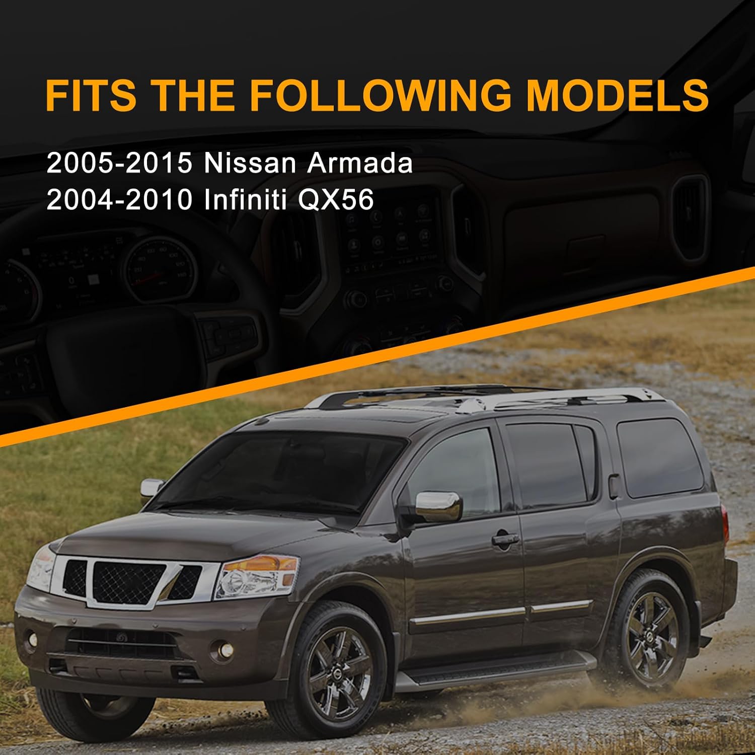 MILLISEC Rear Suspension Ride Height Level Sensor Compatible with 2005-2015 Armada, Infiniti QX56 Car Height Sensor OE Replace# 538207S600