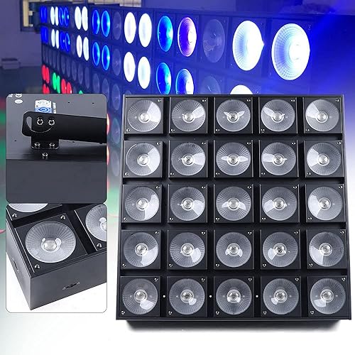 Miniatura 3 de Luces LED de escenario, 25 cabezales 3 en 1 luz LED RGB iluminación de escenario de color, luces de fiesta de DJ para club, KTV, discoteca, fiesta,