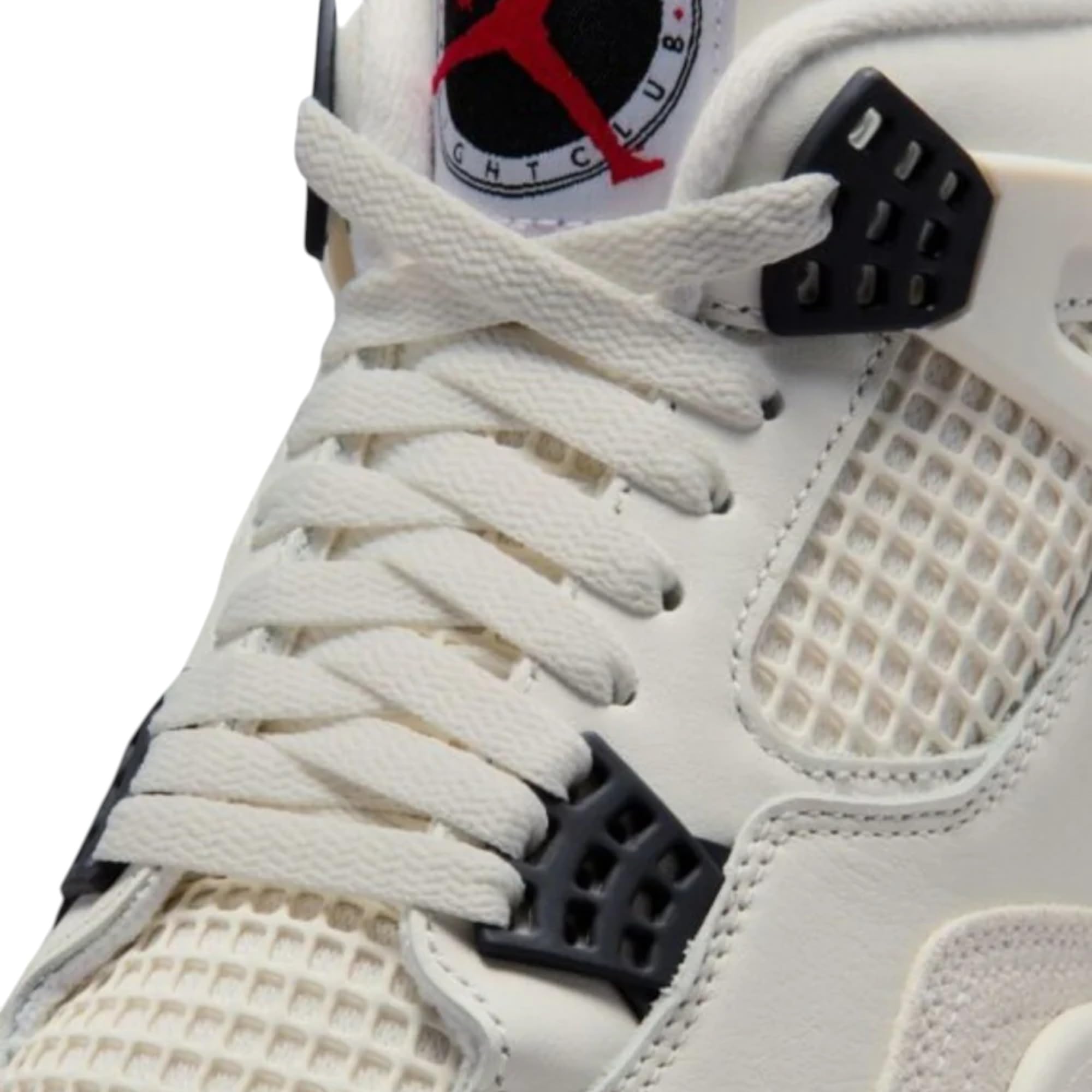 Air Jordan 4 Retro Flight Club - Zapatos para hombre (vela/rojo universitario/negro)