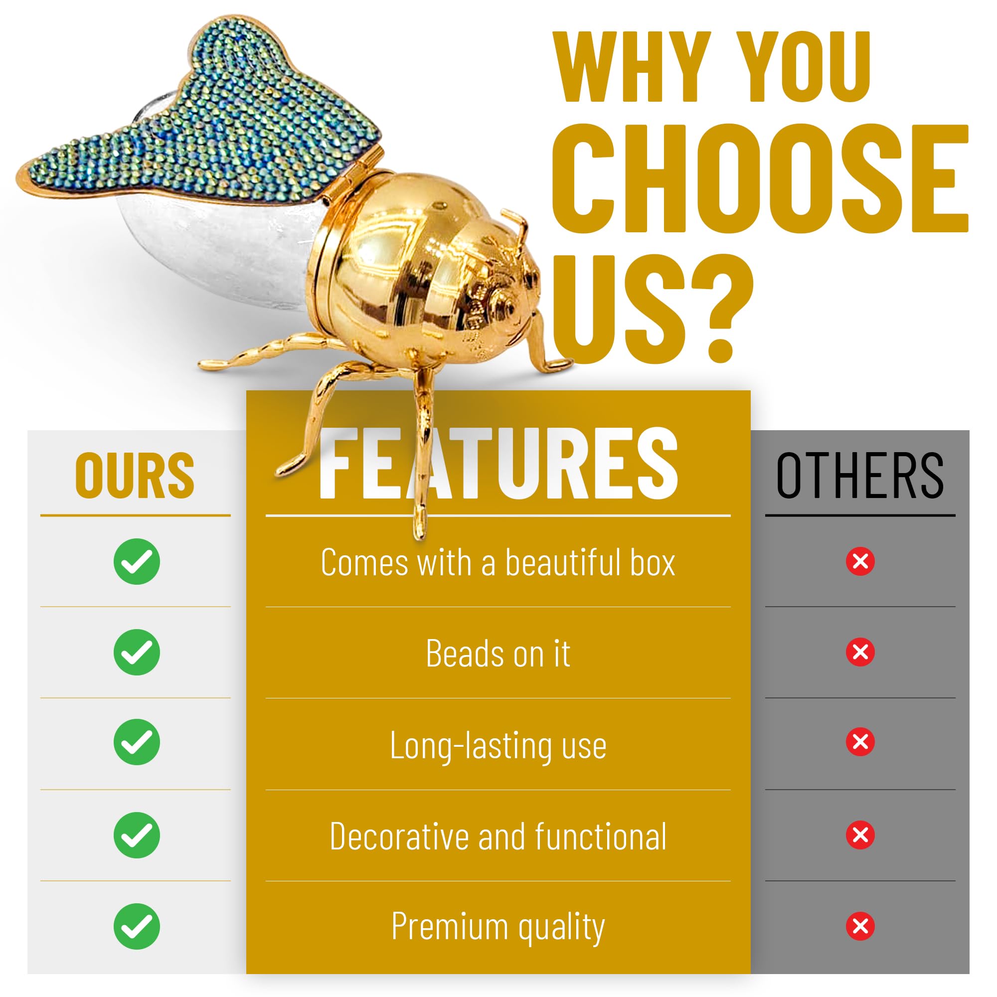 TLSEC- bee honey jar (COFFEE)