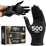 500 Guantes de Vinil Nitrilo de Alta Calidad Color Azul, Sin Látex, Sin Polvo, Diseño Ambidiestro, Ajuste Perfecto, Desechables y Resistentes