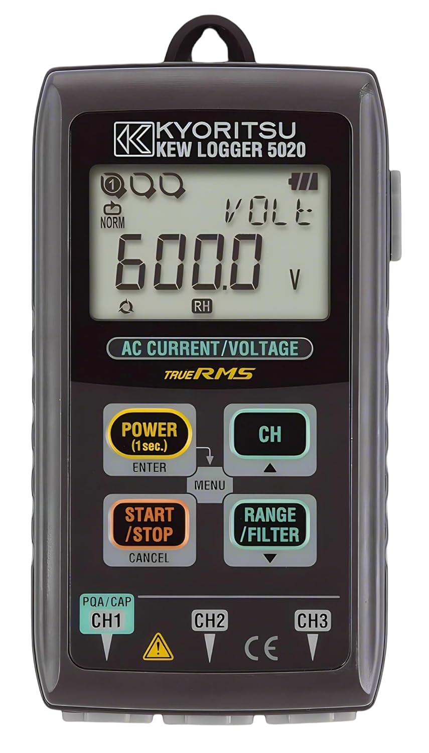 Japan Quality KYORITSU Logger KEW 5010 5020 3 Channel inputs simultaneous Record The Leakage Current and Load Current Check The Leakage Current and Monitor The Load Current(5010)