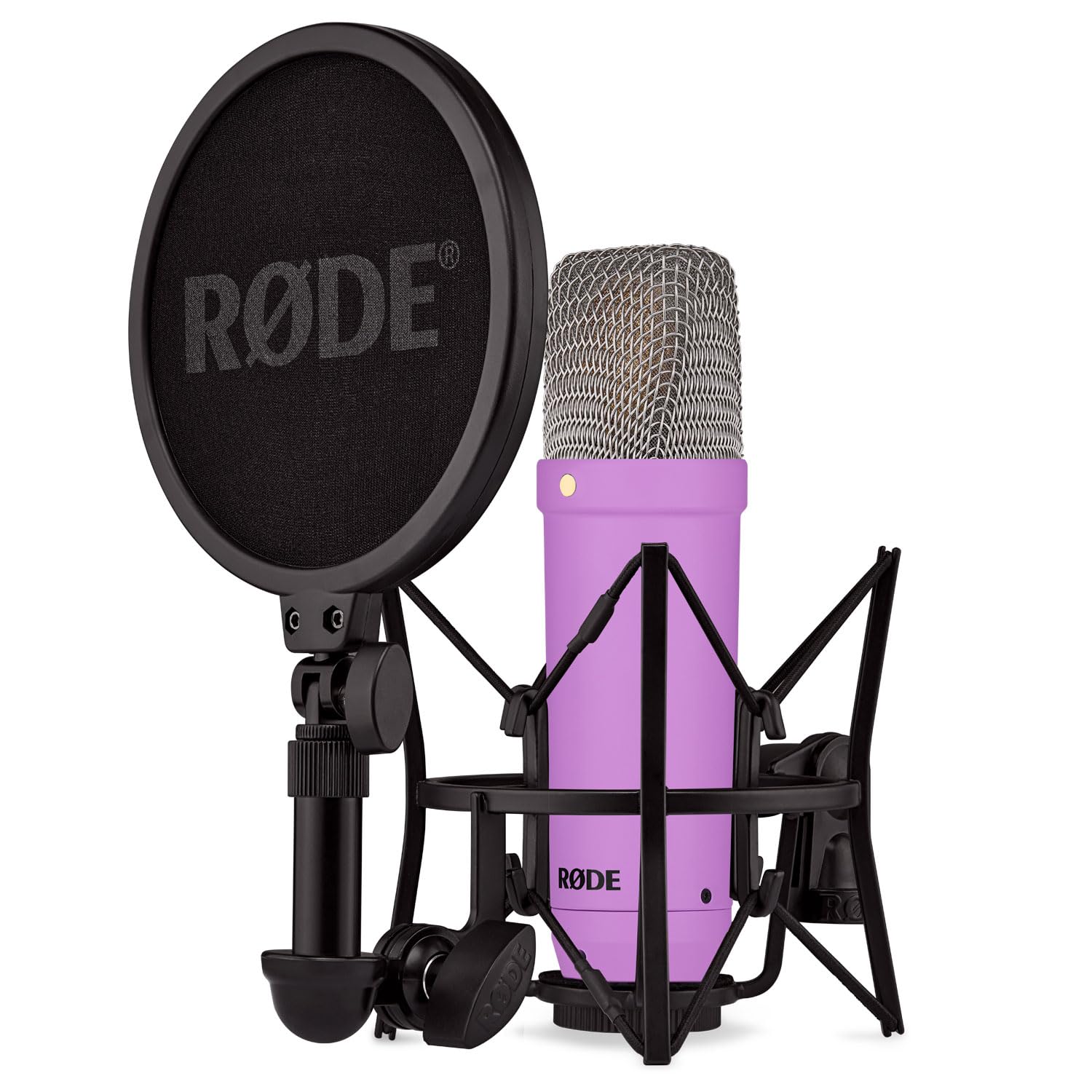 Rode NT1 Signature Purple Studio-Mikrofon Lila + keepdrum XLR-Kabel Lila