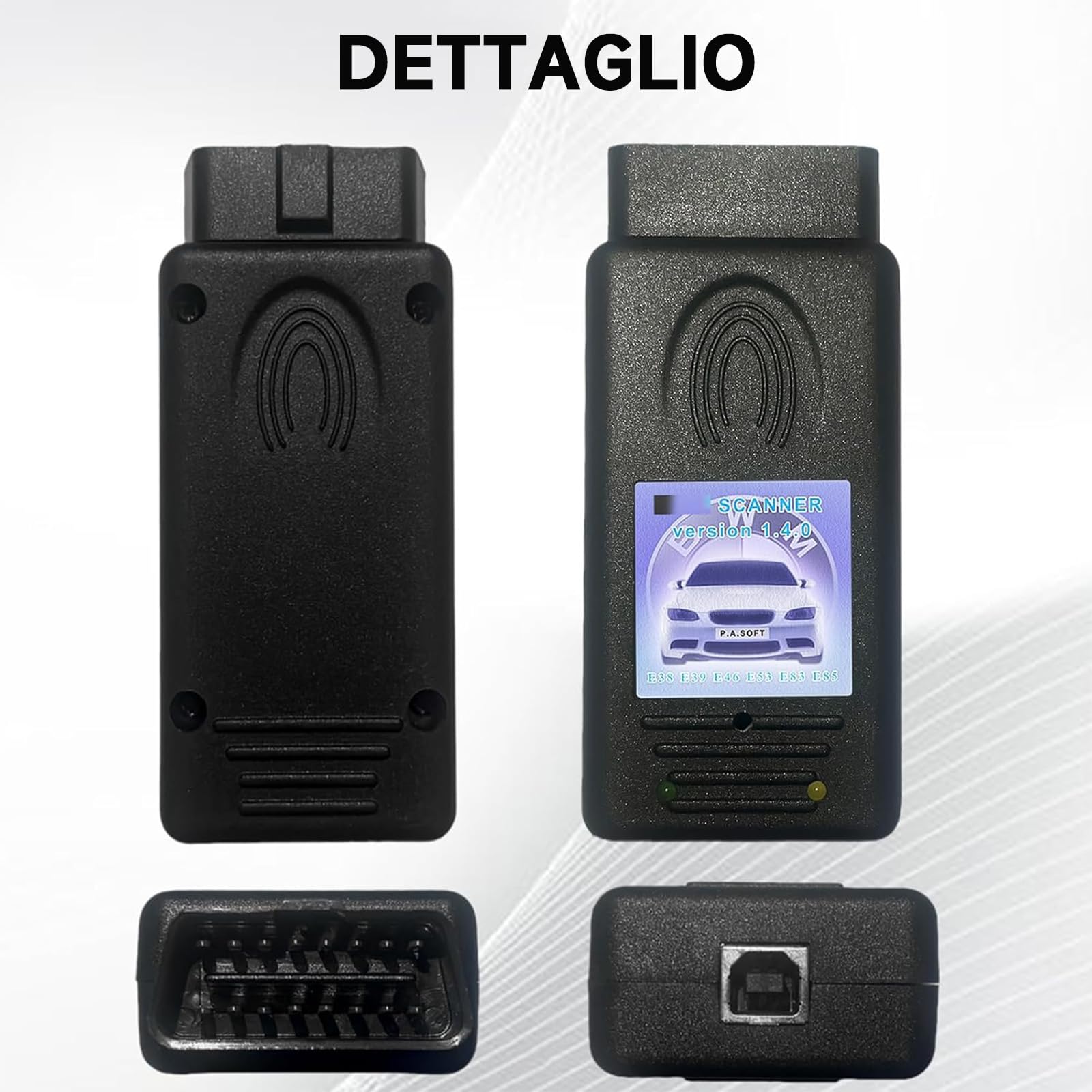 per BMW Scanner 1.4.0 Programmatore Eeprom Lettore di Codici Funziona per Veicoli BMW E46,E38,E39,E53,E83,E85 Adatto per Strumento di Programmazione ECU OBD2 Scanner Strumento Diagnostico