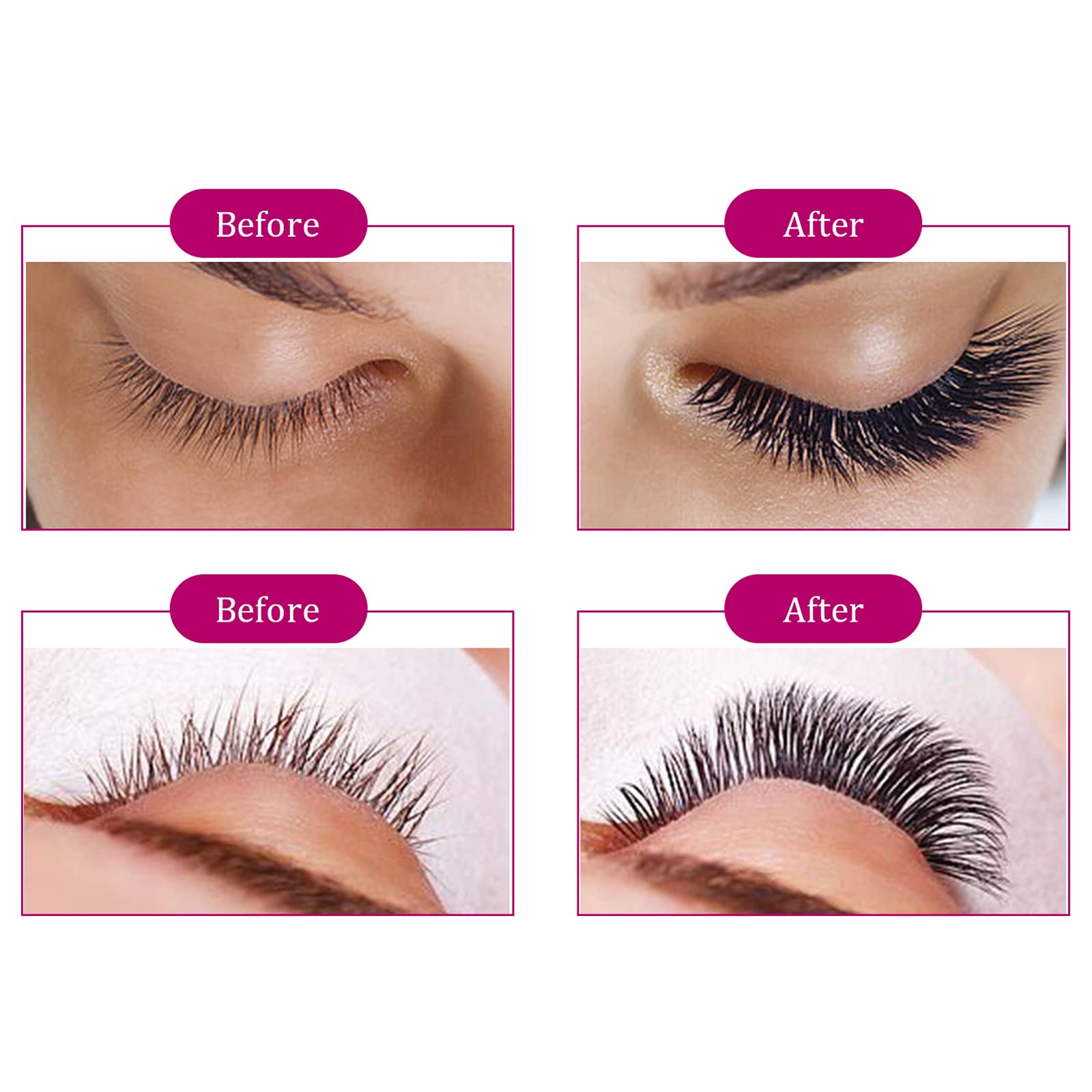 Volumen Ruso 10D 0.07mm C Curl 15mm Prefabricados Extensiones de Pestañas Volume Lashes Extension Ruso Pestañas — view 91
