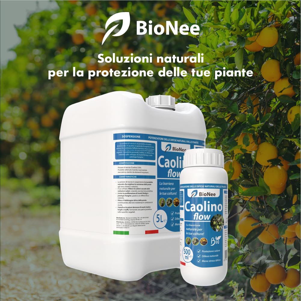 Caolino Flow in sospensione corroborante potenziatore difese naturali MOSCA DELL'OLIVO (5 L)
