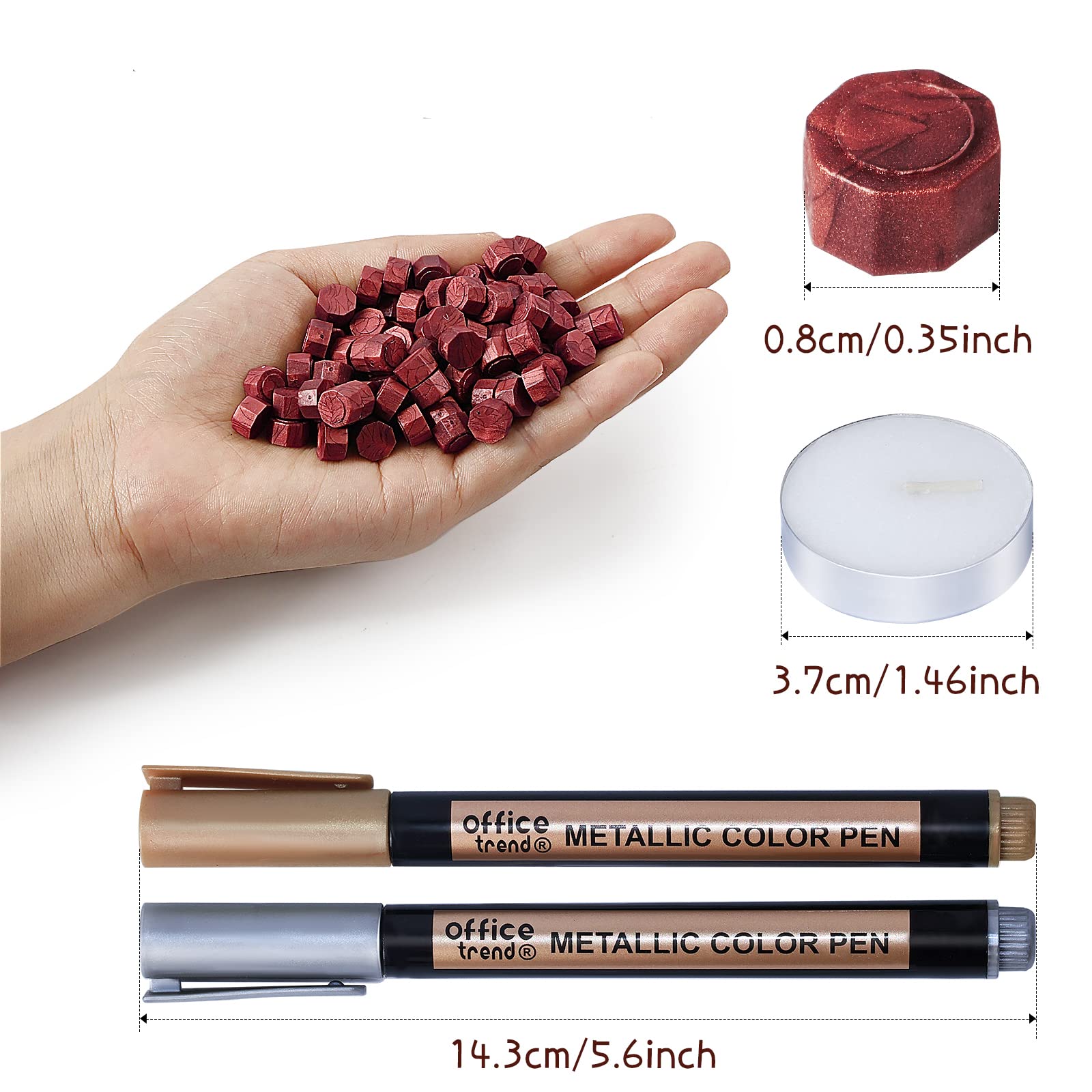 WEWINK PLUS 304PCS Wax Seal Beads Set - Image 3