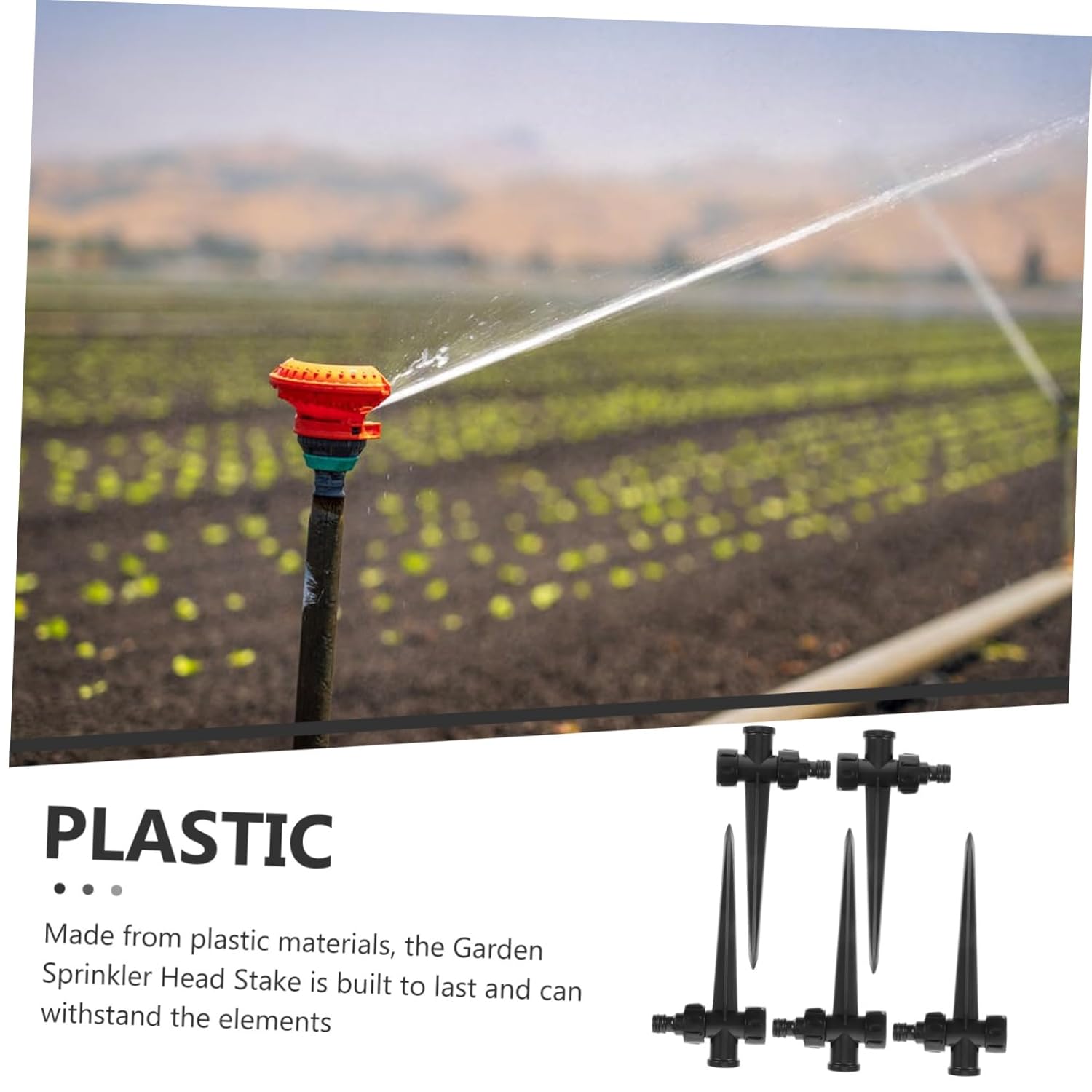 TOYANDONA 25pcs Professional Sprinkler Spike Multi-use Sprayer Stake for Efficient Irrigation Easy Installation for Gardens and Lawns