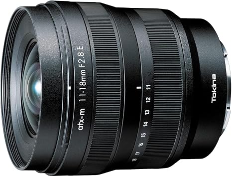 TOKINA ATX-m 11-18mm F/2.8 Lens for Sony E Mirrorless Cameras Black