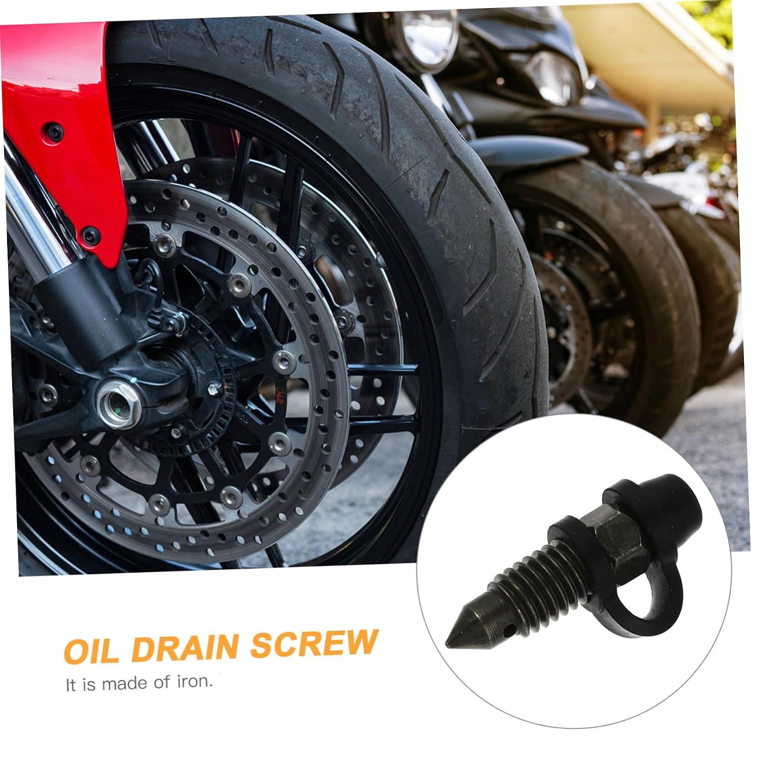 OUNONA 4sets Motorcycle Brake Pump Screw Kit Bleeder Screw Cap Caliper Bleed Bolt Bolt Bleed Easy Install for Rear