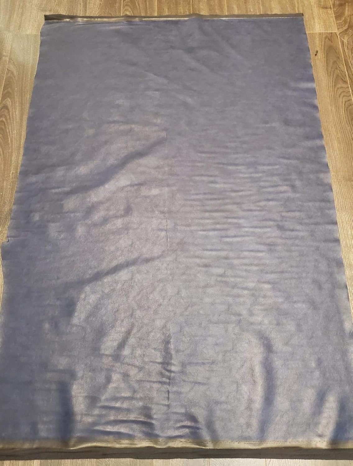 NAT Leathers | Navy Blue Soft Faux Vegan Leather PU (Peta Approved Vegan) | 1 Yard (36 x 54 inch) Cut by The Yard | Synthetic Pleather Nappa 0.9 mm Smooth Upholstery | 36"x54"