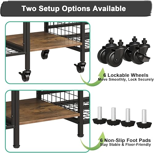 Miniatura 4 de Estante para mancuernas con ruedas y ganchos, estante de almacenamiento ajustable para gimnasio en casa para mancuernas, pesas rusas, tapetes de