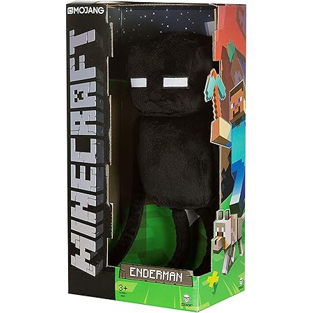 Amazon Official Minecraft Enderman 17 Plush Toy Figure マインクラフト 17インチ エンダーマン ぬいぐるみ ぬいぐるみ おもちゃ