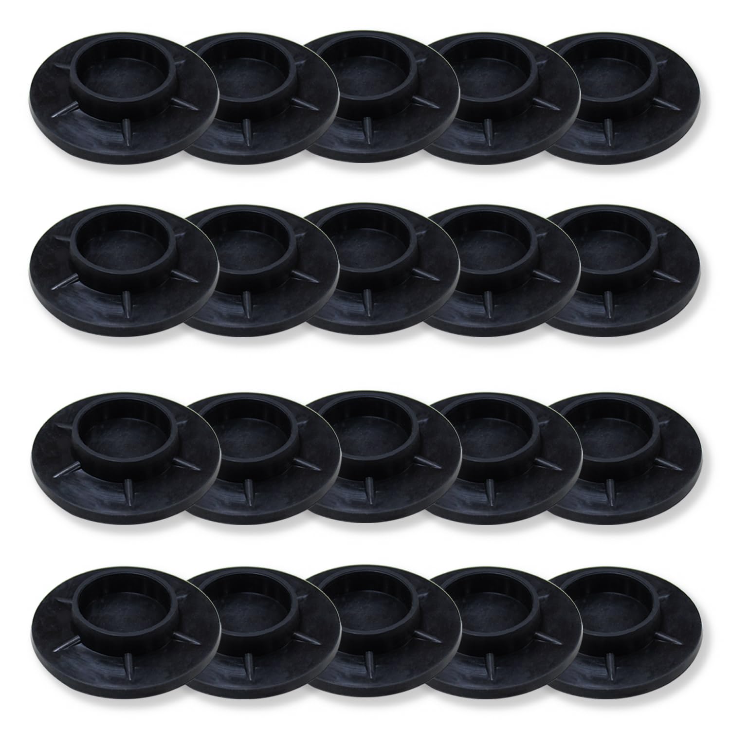 ALP Anti Vibration EPDM Rubber Circular Pads for Furniture Lets, Chairs Feet, Sofas, Rolling Chairs with Long Lasting Pads, Non Slip, Noise Cancellation Roundable Pads (Circular Rubber Pads- 20) (B0C7H6V79N) Amazon Price History, Amazon Price Tracker