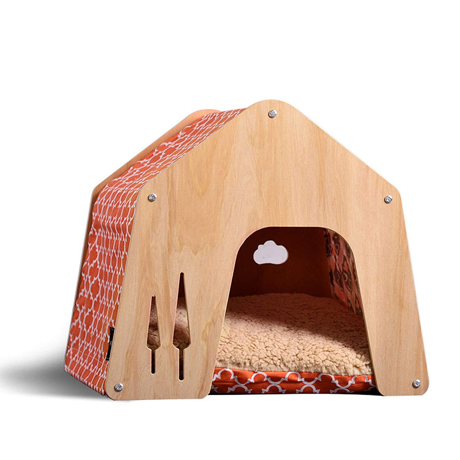 Tipi pour chien et chat intérieur et extérieur cabane cosy pour le salon