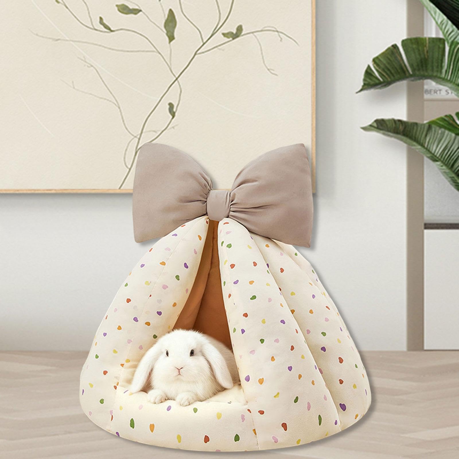 Gralara Hamster House Nido Abrigado para Roedores Cama Suspendida con Base Antideslizante Relleno Confortable Tela Transpirable Adecuado para Hurones Y Cobaya