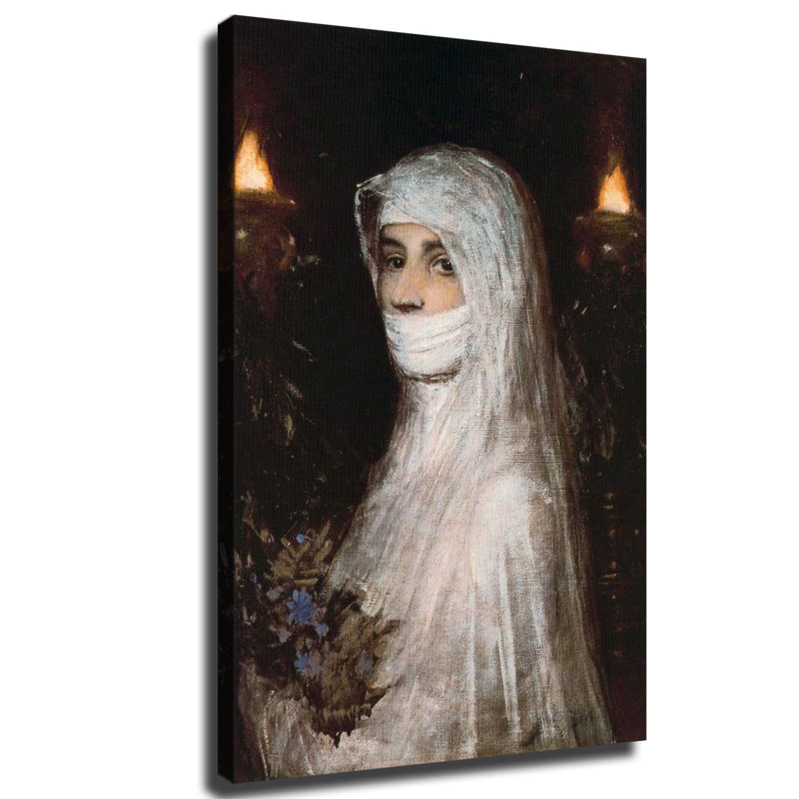 Arnold Böcklin Vestal Poster printing wall art wall decor picture Canvas room decor Painting (24x36inch-No Framed)