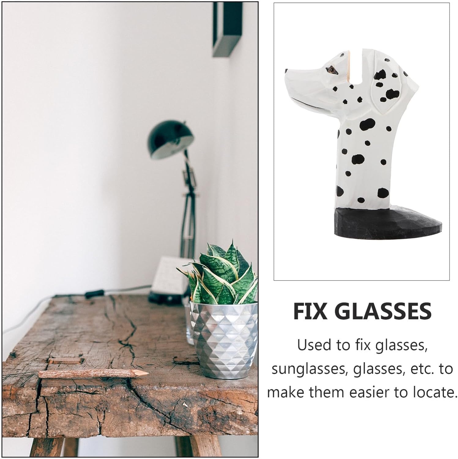 Creative Animal Model Glasses Stand Wooden Decorative Eyeglasses Holder image 3