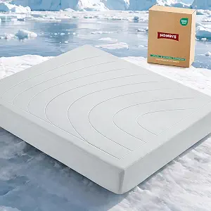 HOMBYS Cooling Mattress Pad King for Hot Sleepers with Breathable Silicone