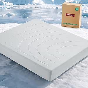 HOMBYS Cooling Mattress Pad King for Hot Sleepers with Breathable Silicone