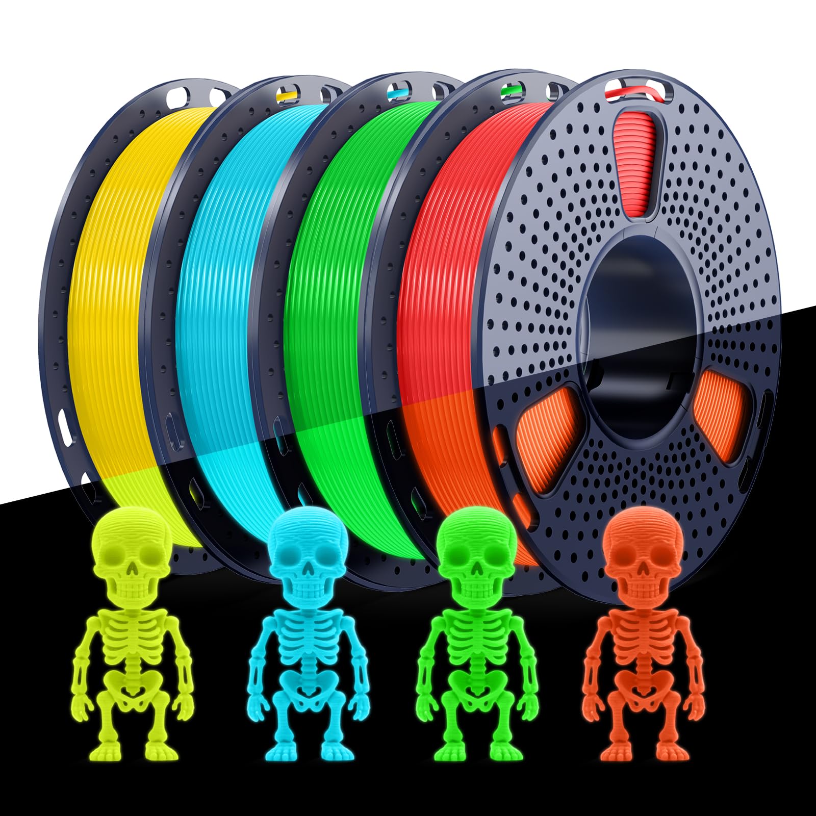 SUNLU PLA Filament Bundle - 8 Colors, 250g Spools -32 SUNLU PLA Filament Bundle - 8 Colors, 250g Spools -32