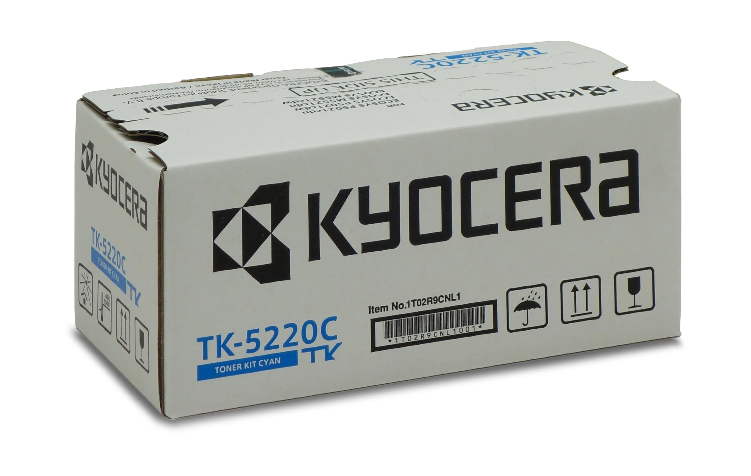 Kyocera TK-5220C Original Toner Cyan 1T02R9CNL1. Toner Drucker ECOSYS M5521cdn, ECOSYS M5521cdw, ECOSYS P5021cdn, ECOSYS P5021cdw.