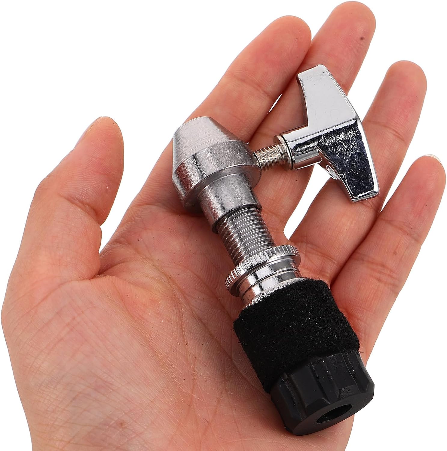 Levemolo Drum Kit Hi-Hat Clutch, Metal Quick Release Cymbal Stand Hi-Hat Clutch with 6mm Hole, Drum Percussion Instrument Accessory, for Rehearsals, Gigs, and Professional Performances