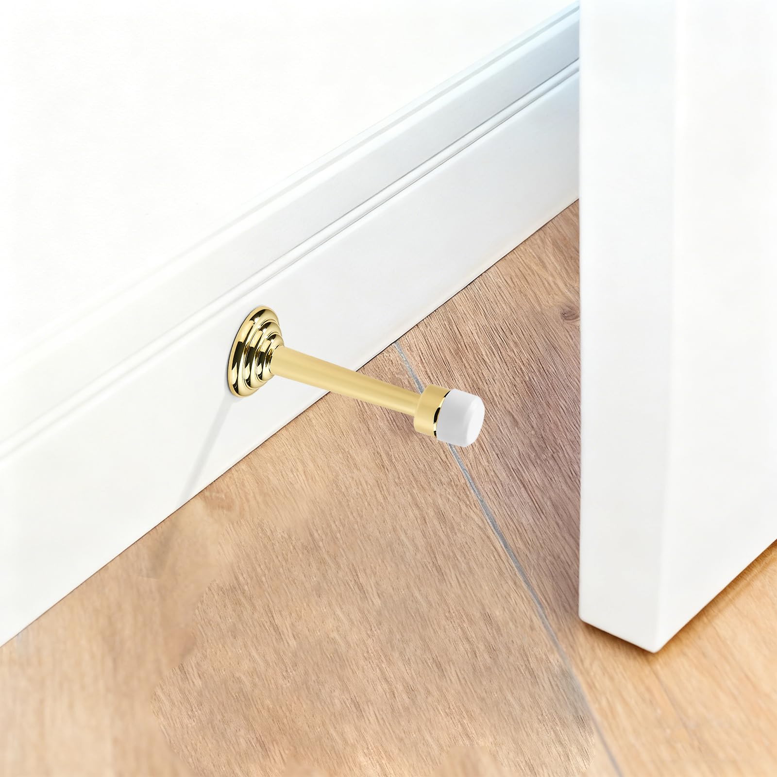 Polished Gold Door Stop - DS340, Zinc Alloy — KHTUMEWARE