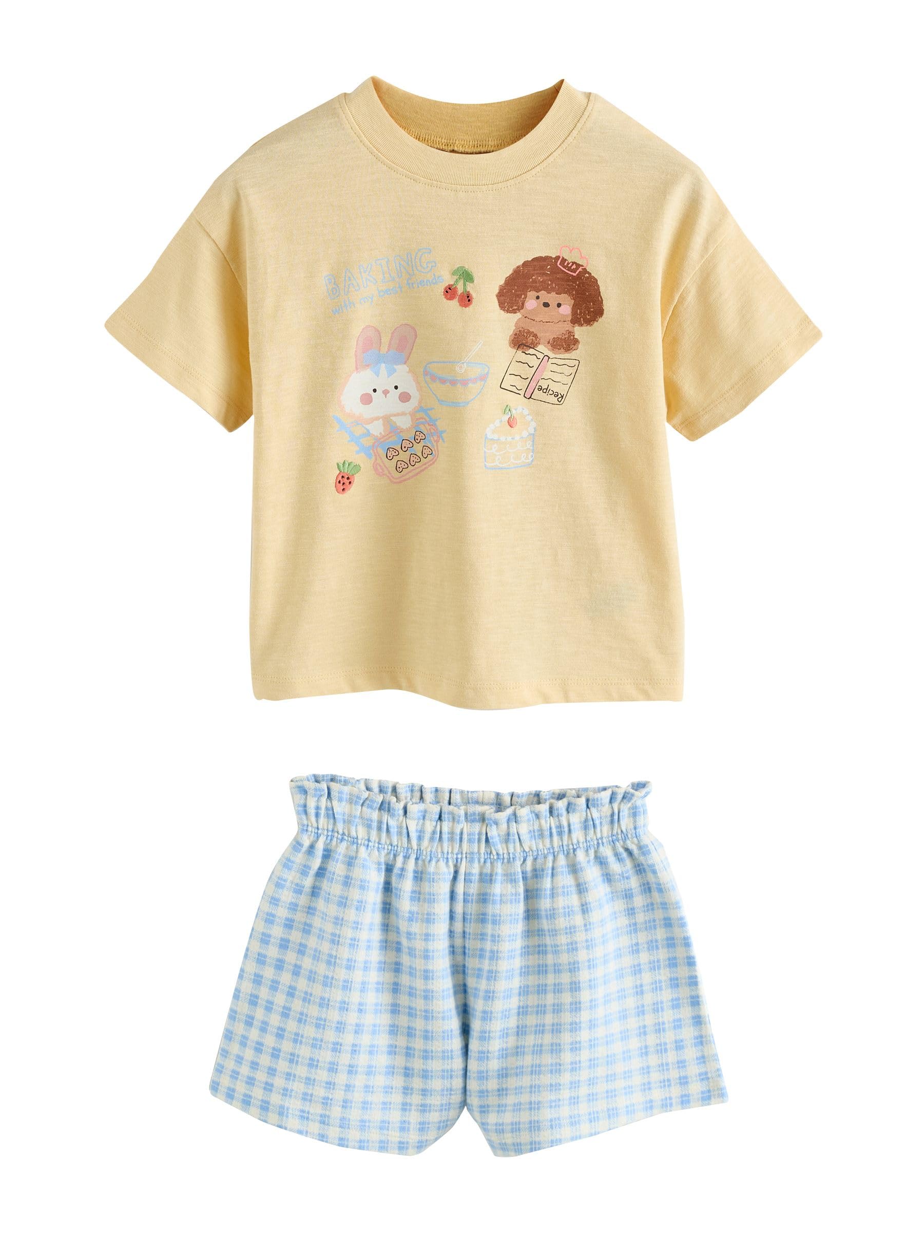 NEXT Mädchen Oberteil und Shorts, 2-teiliges Set