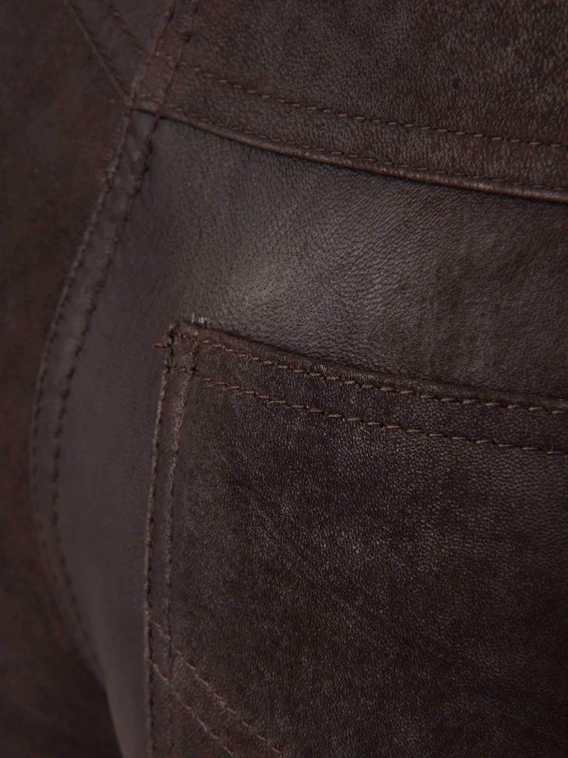 brandMe Men's Leather Pant Genuine Lambskin Real Leather Trouser Casual Pant MC137