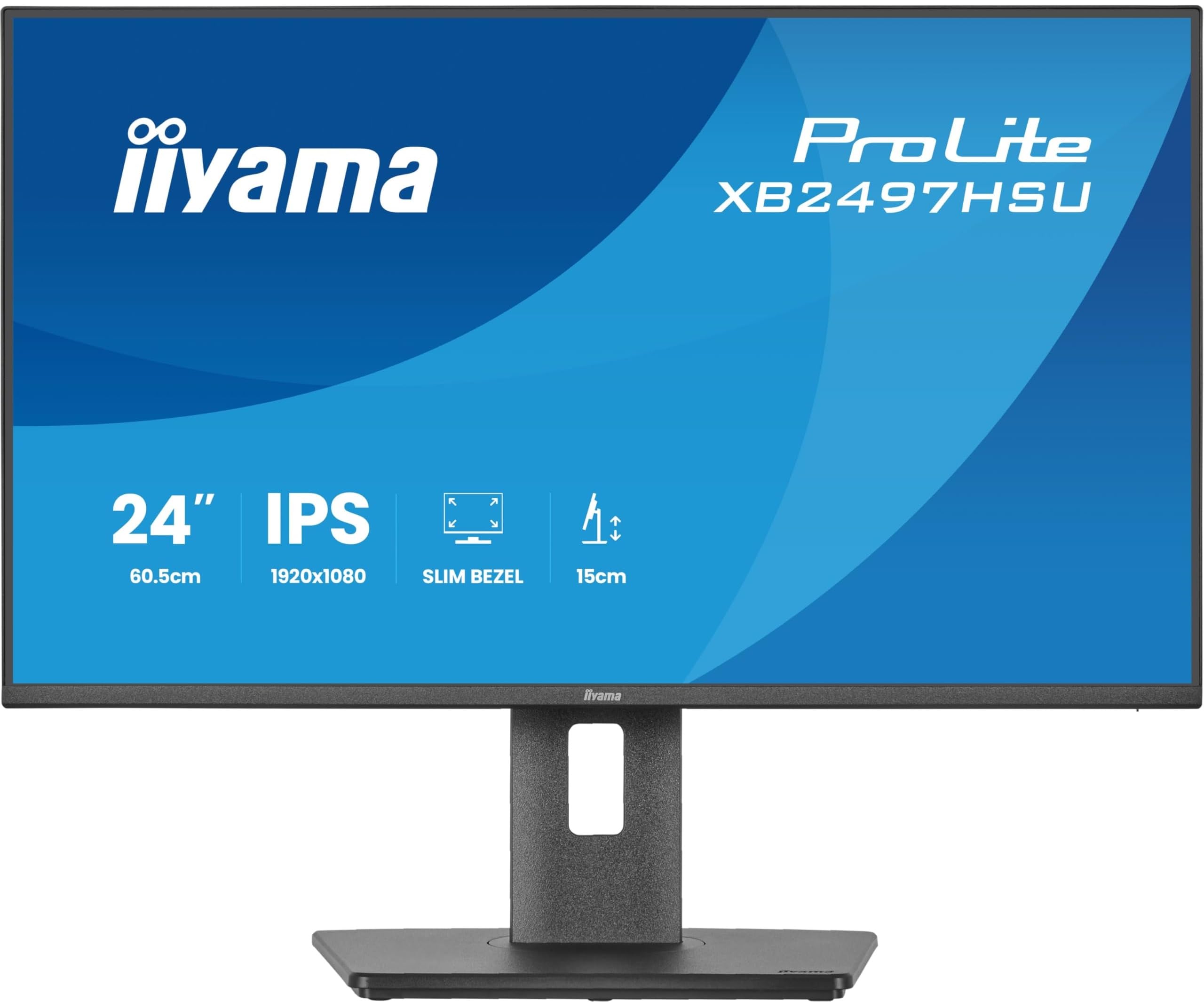 Iiyama Prolite XB2497HSU-B1. Display Diagonal: 60.5 Cm 23.8"" Display Resolution: