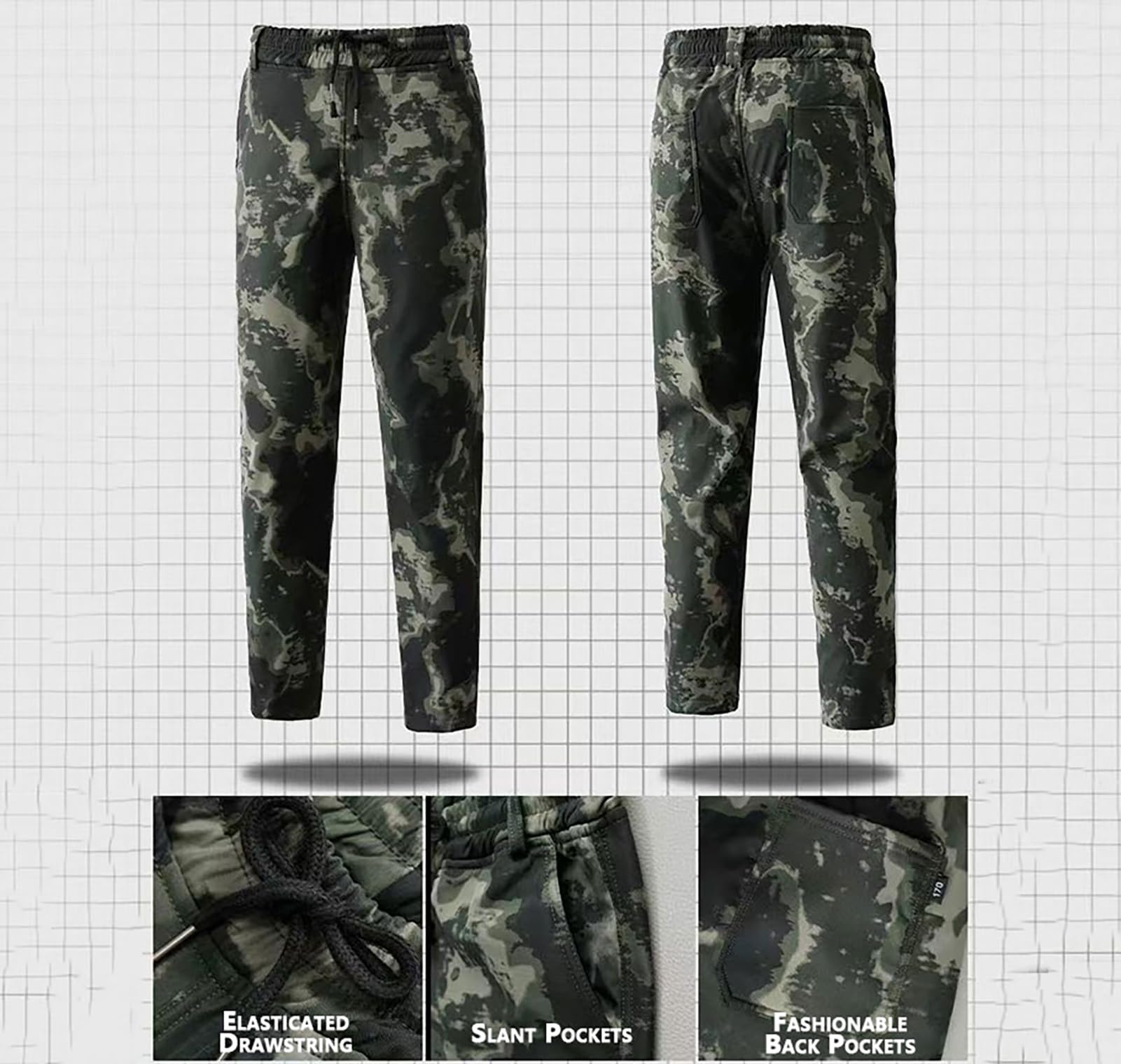 Traje De Esquí De 2 Piezas, Conjunto De Chaqueta Esquí Camuflaje Y Pantalones para Nieve, Ropa Militar, Traje Combate, Chaqueta Softshell para Hombre, para Esquiar, Pescar