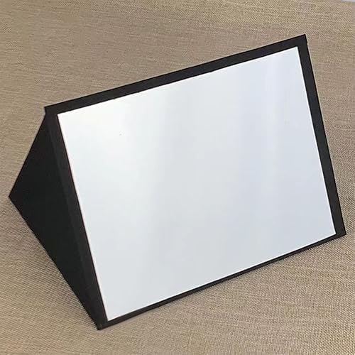 Miniatura 6 de Espejo mágico de 3 vías, espejos de triple pliegue para practicar ilusiones mágicas, accesorios de mago profesional, espejo de 3 caras para trucos