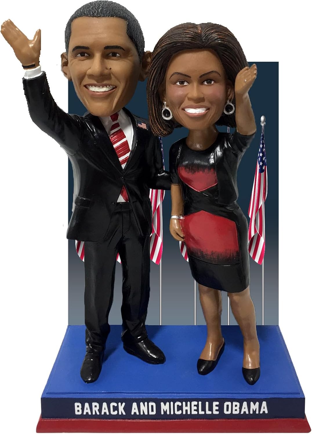 Barack & Michelle Obama 2008 Election Night Bobblehead
