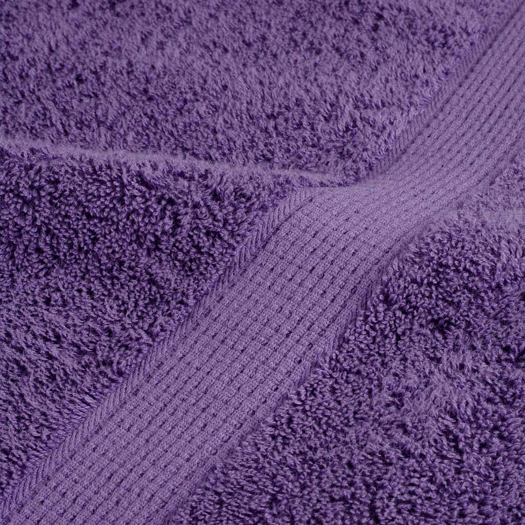 vidaXL Toallas Premium SOLUND 4 Unidades Morado 100x200 cm 600 gsm