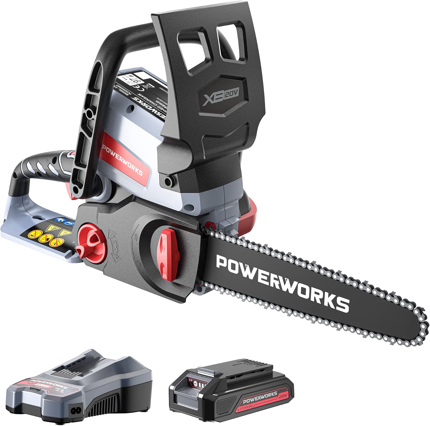 Potatore Telescopico Elettrico A Batteria - Sega Ad Asta 24cm, Batteria 20V 4Ah, Asta Fino A 300cm - Foto 2