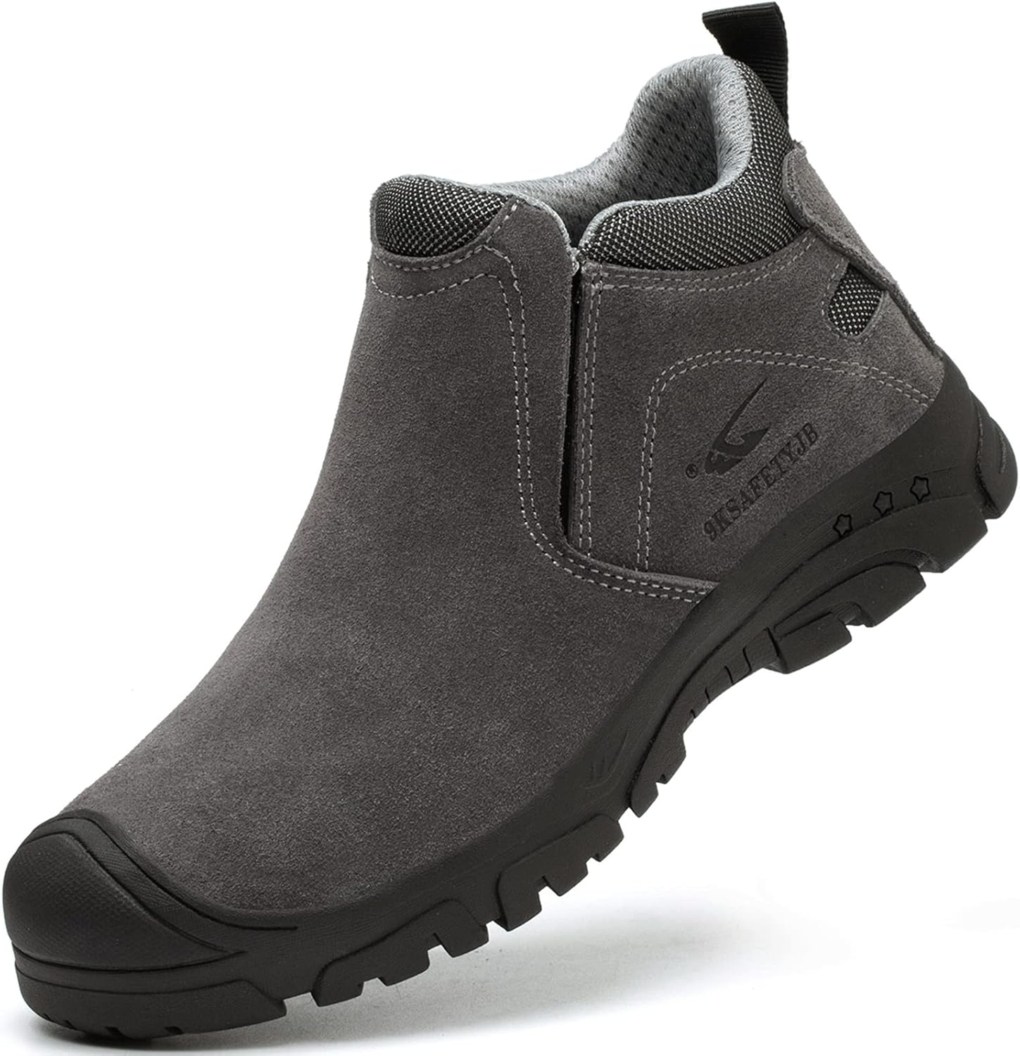 LJFIWY Sicherheitsschuhe Herren/Damen - Stahlkappe, Rutschfest & Atmungsaktiv