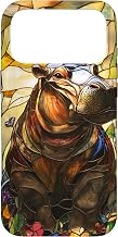 Hippo in Forest Clearing with Glowing Sunlight Case for iPhone 17 Pro Max
