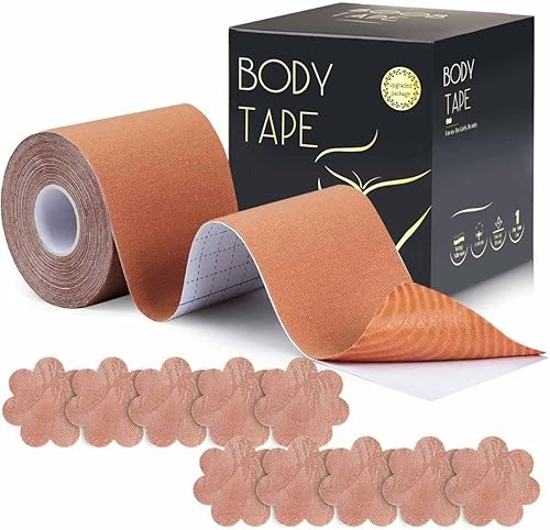 Cinta invisible de levantamiento de senos con cubierta de pezón sin espalda de pétalos de encaje, cinta de pecho para levantamiento de senos Copa A-G