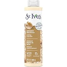 St. Ives Oatmeal &amp; Shea Butter Body Wash | Moisturizing Body Wash for Sensitive and Dry Skin | 22 Fl. Oz.