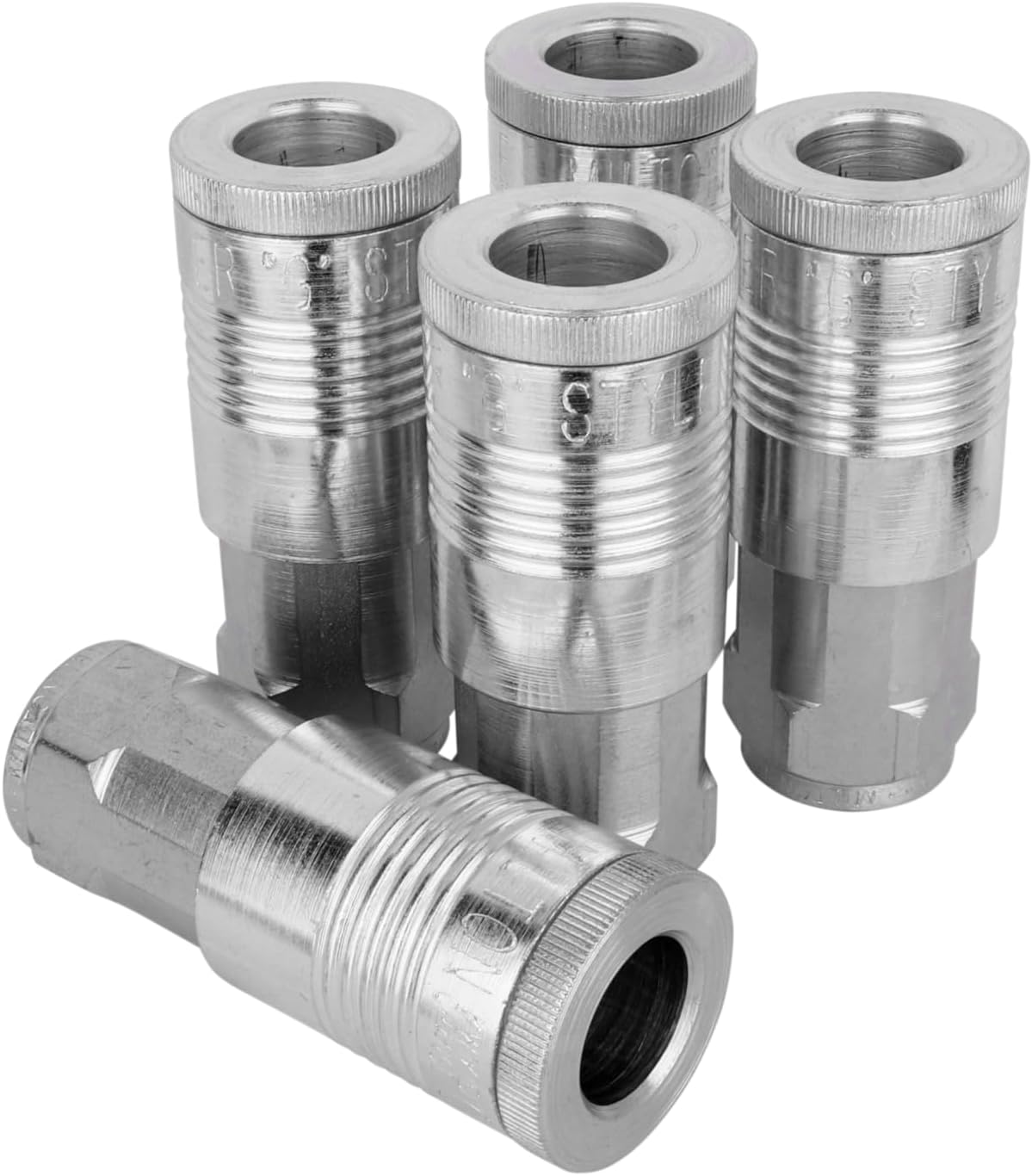 Milton Industrial Air Coupler, G-Style quick connect coupler, 1/2" FNPT, Steel Air tool fitting, 1815 (Pack of 5)