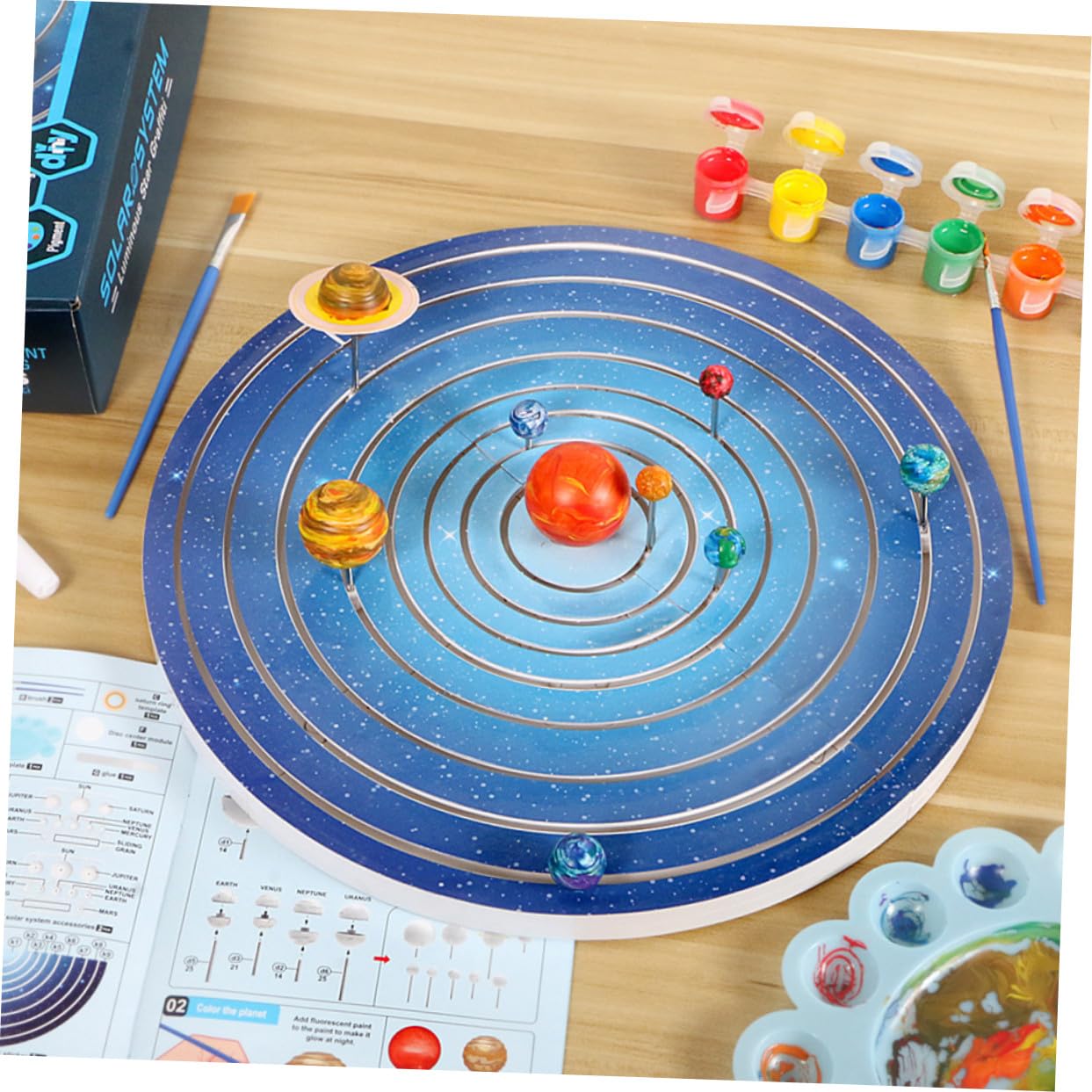 Juguete de Modelo de Planetas DIY para Niños, 1 Set
