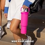 Simple Modern Trek Pivot | 40oz Bouteille d'eau avec poignée & Paille interchangeable & Chug Lids en acier inoxydable isolé Jug.Sports de gym dehors