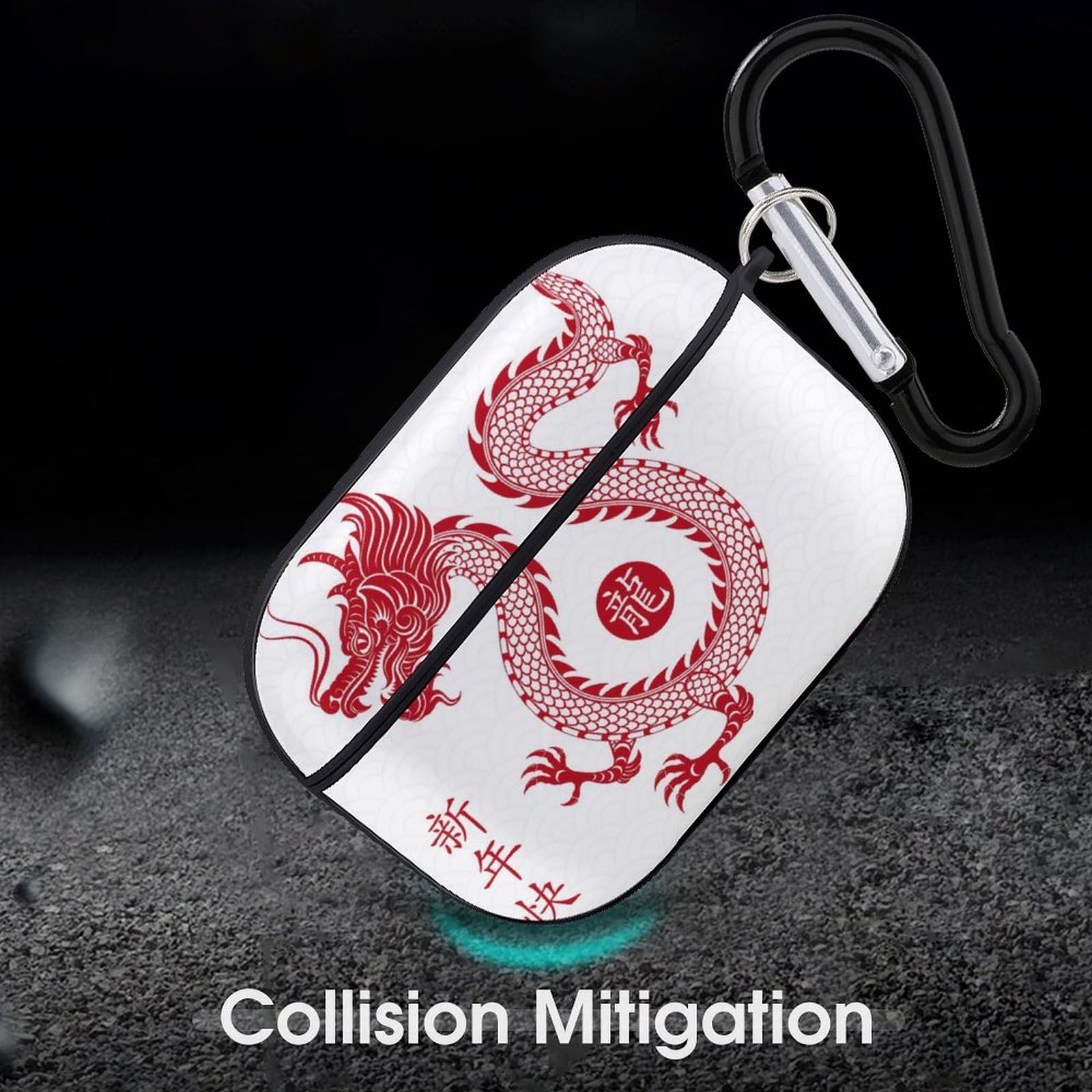 Amazon | ドラゴン柄 龍 竜 新年 AirPods Pro2 ケース 2022年9月